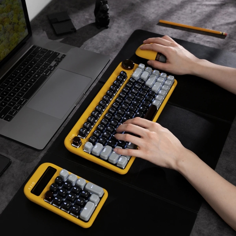 Azio Izo Wireless Keyboard Series Golden Iris Ink Depot