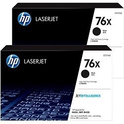 2 Pack HP 76X Genuine Toner Cartridges (CF276X)