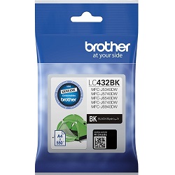 Brother LC432BK Black Genuine Ink Cartridge