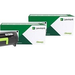 2 Pack Lexmark 56F6000 Genuine Toner Cartridges