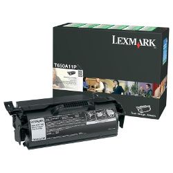 Lexmark T650A11P Black Genuine Toner Cartridge