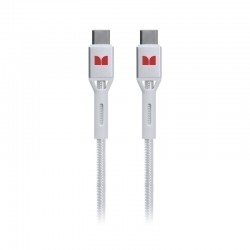 Monster USB-C to USB-C Braided Cable - White 2m