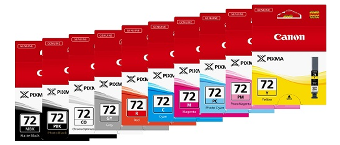 canon pixma pro 10s printer cartridges