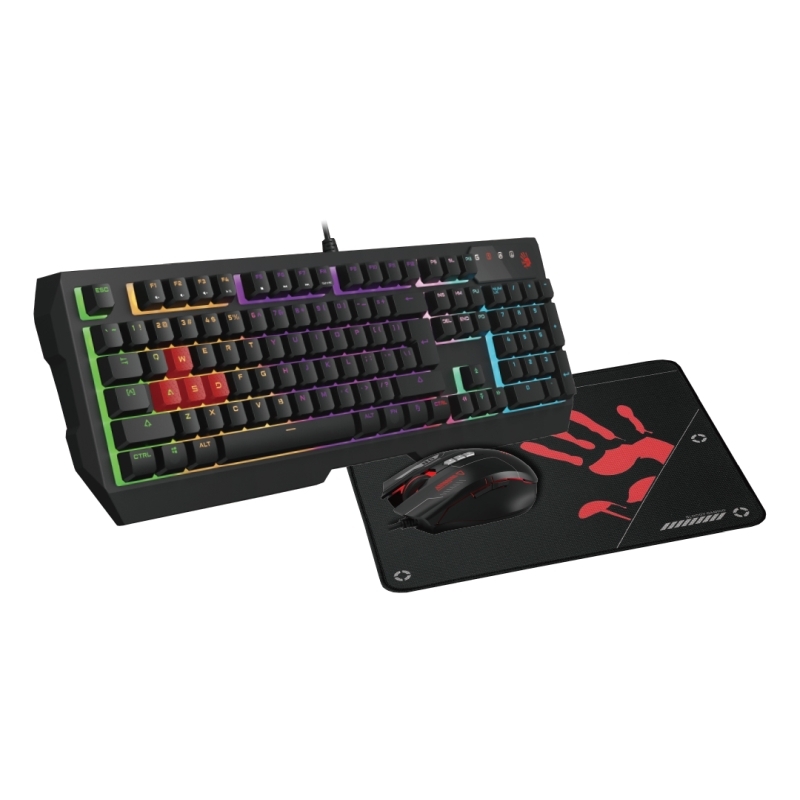 Bloody B1700 Gaming Desktop Combo - Keyboard / Mouse / Mousepad