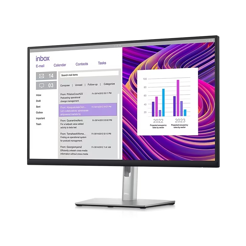 Dell 27in P2723DE QHD IPS LED USB-C Monitor - 2560x1440 (16:9) / 5ms / 60Hz / VESA