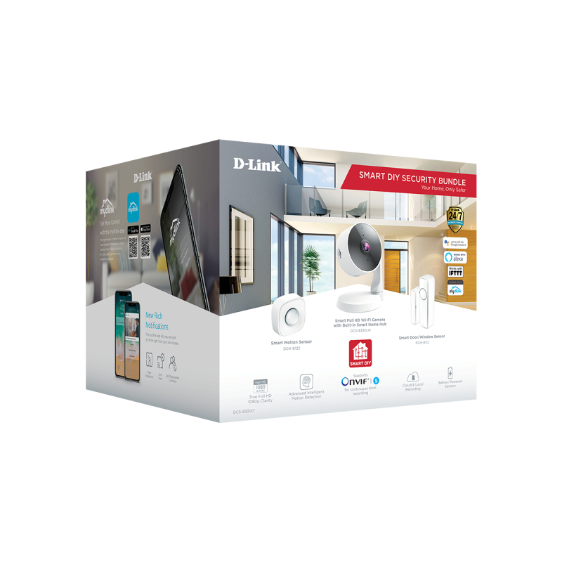 D-Link DCS-8331KT Smart DIY Security Bundle