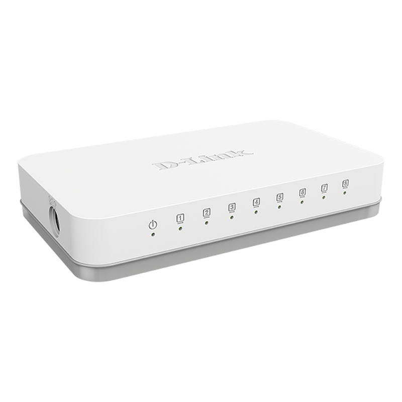 D-Link DGS-1008A 8-Port Gigabit Desktop Switch