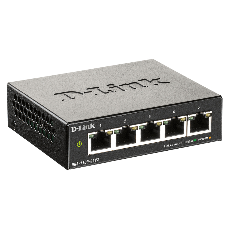 D-Link 5-Port Gigabit Smart Managed Switch