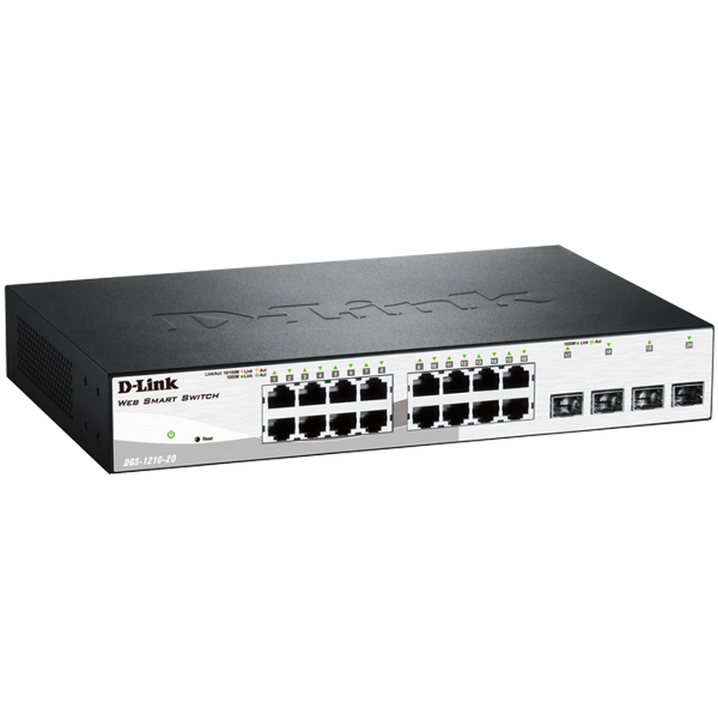 D-Link 20-Port Gigabit Smart Managed Switch with 20 RJ45