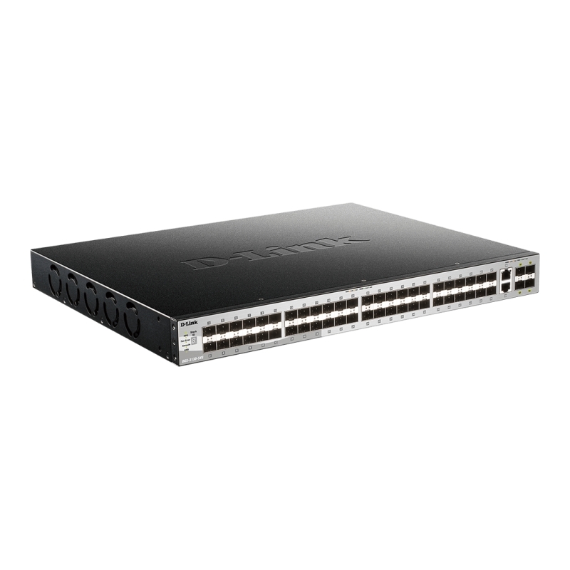 D-Link 54 port Stackable Gigabit SFP Layer 3+ Switch with 6 10GbE ports
