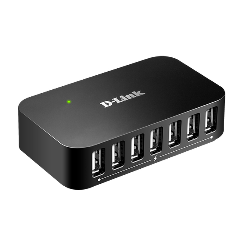 D-Link 7-Port USB 2.0 Fast Charge Hub