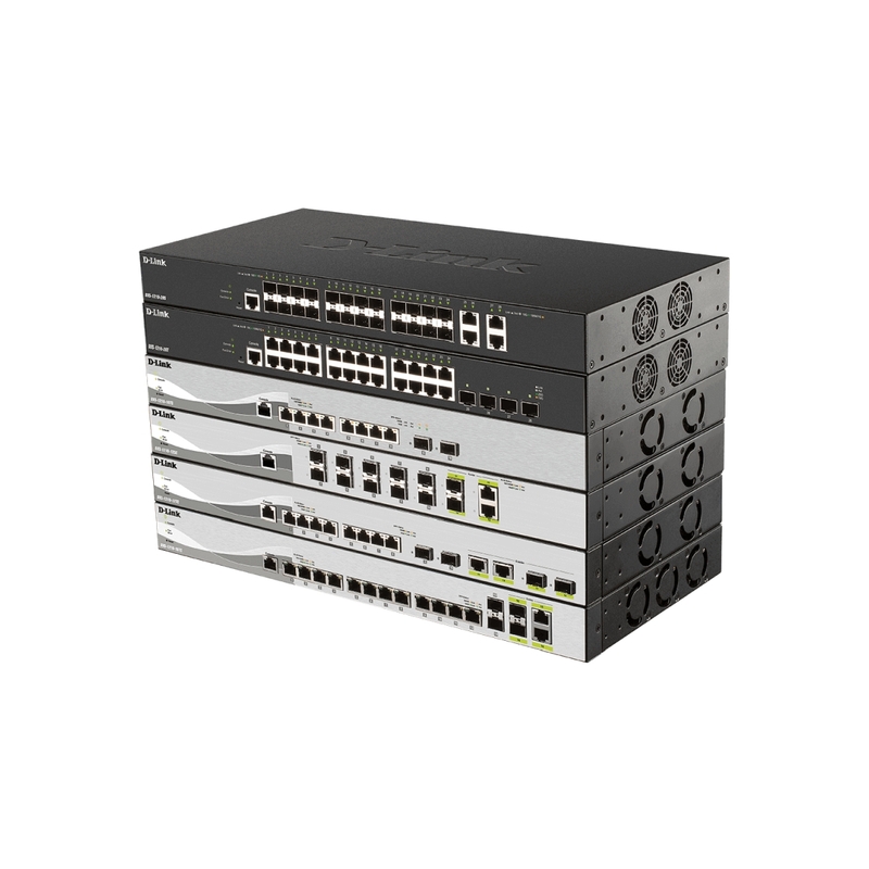 D-Link 10-Port 10 Gigabit Smart Managed Switch with 2 SFP+ ports