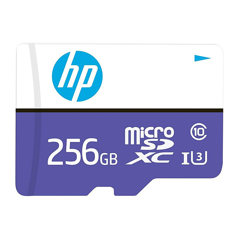 HP Micro SD U3/A1/V30 256GB (Purple card) with Adaptor