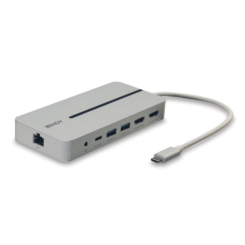 Lindy DST-MX Duo USB-C Laptop Dock