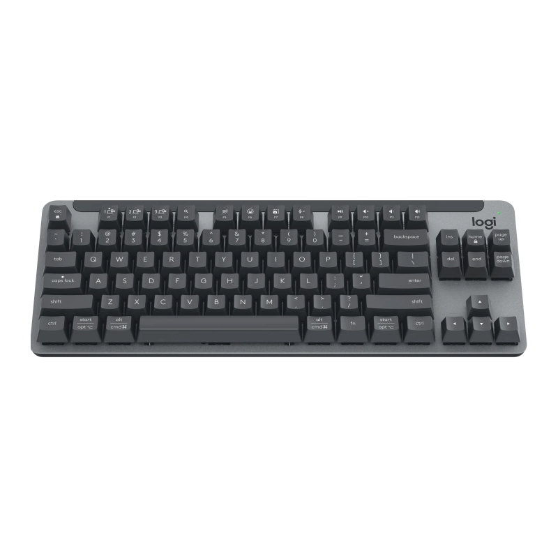 Logitech K855 Signature Wireless TKL Mechanical Keyboard - Linear Graphite