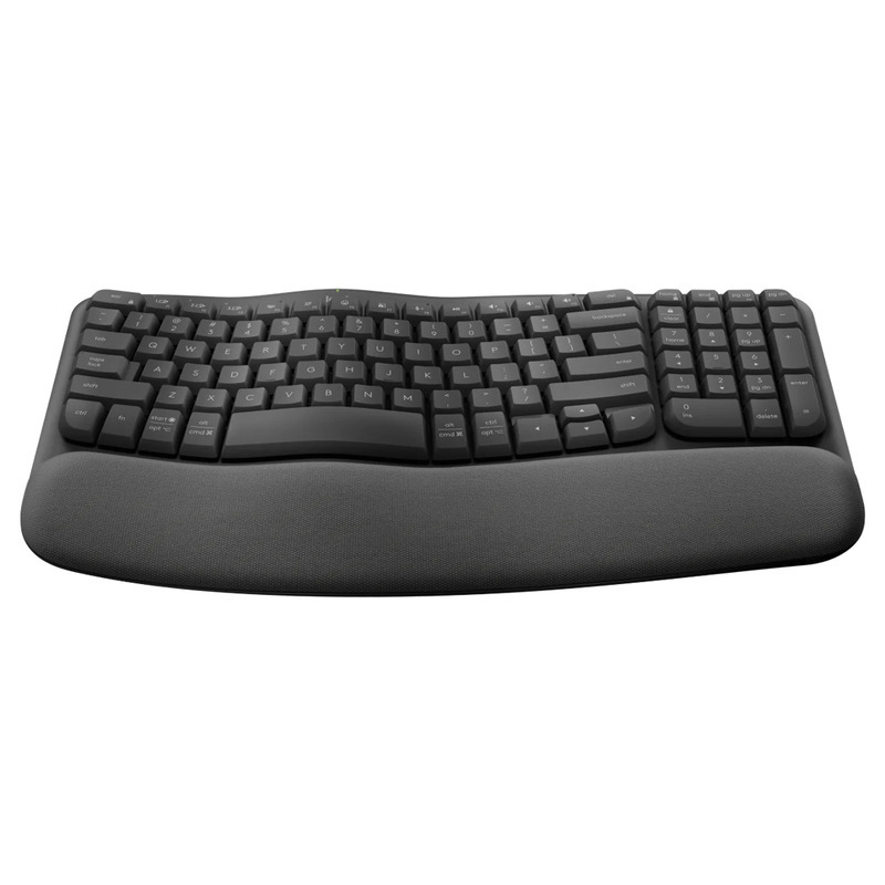 Logitech Wave Keys Wireless Ergonomic Keyboard - Graphite