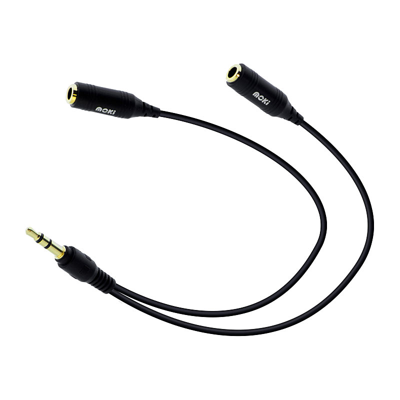 Moki 3.5mm Headphone Splitter Cable