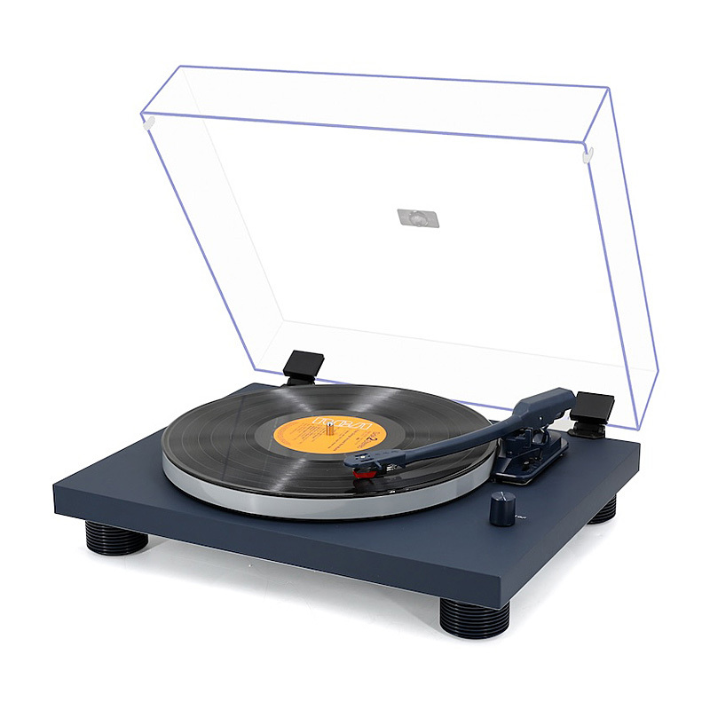 Monster Vinyl Turntable - Navy Blue