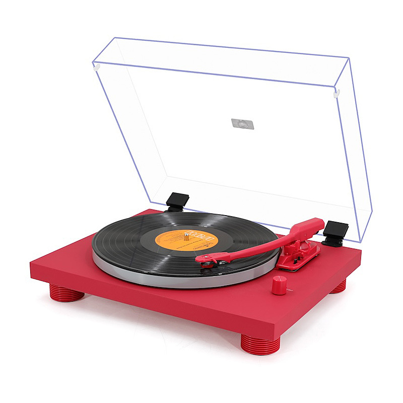 Monster Vinyl Turntable - Red