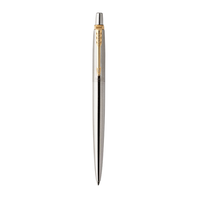 Parker Jotter Super Sticky Golden Finish Trim Ballpoint Pen