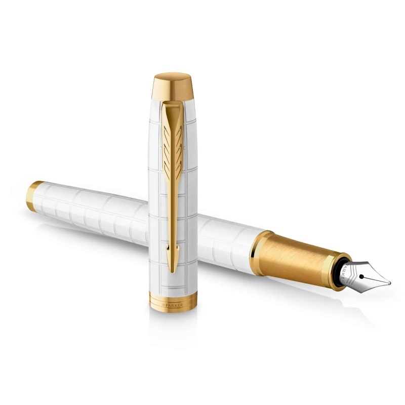 Parker IM Premium Fountain Pen Gold Trim Pearl