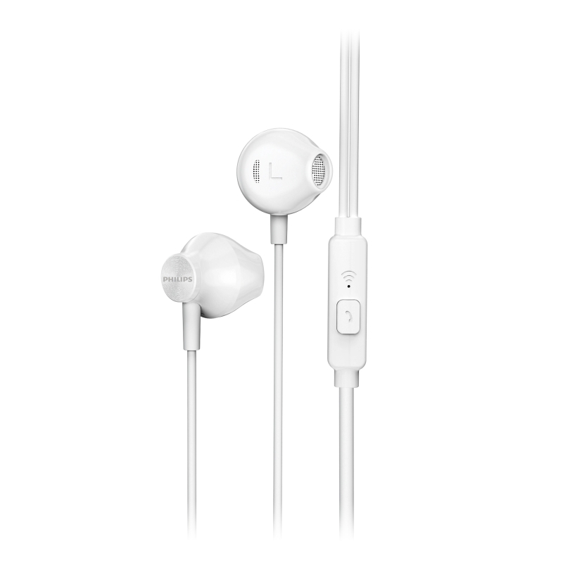 Philips Wired Earbuds - White