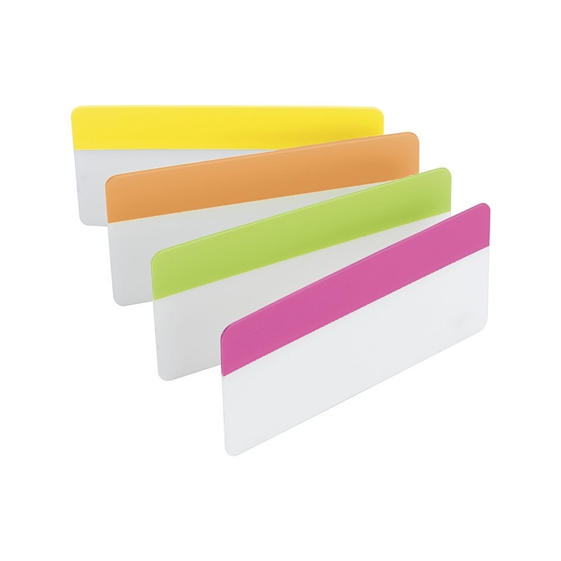 Post-It 686-PLOY3IN Filing Tabs - Pink Green Orange Yellow 75 x 38mm - Pack of 144