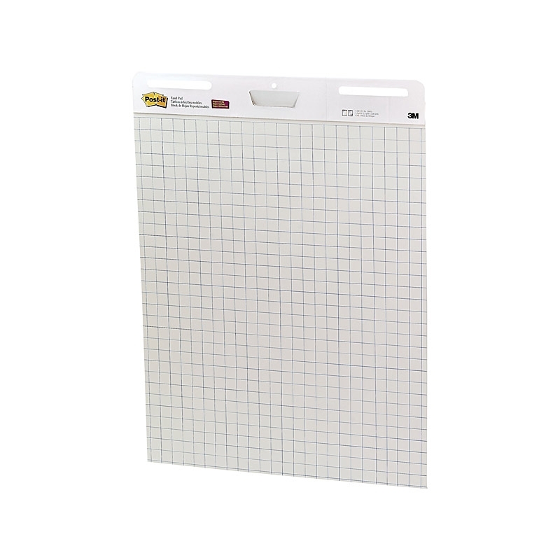 Post-It Self Stick Easel Pads Blue Grid 635 x 775mm - Box of 2