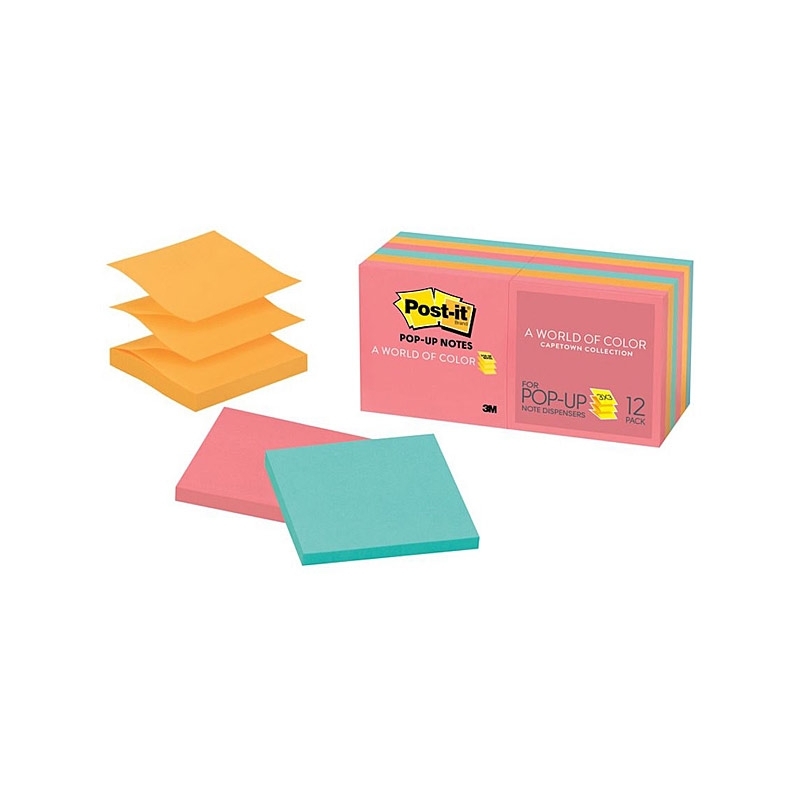 Post-It Pop-up Notes Cape Town 76 x 76mm 6-Pack