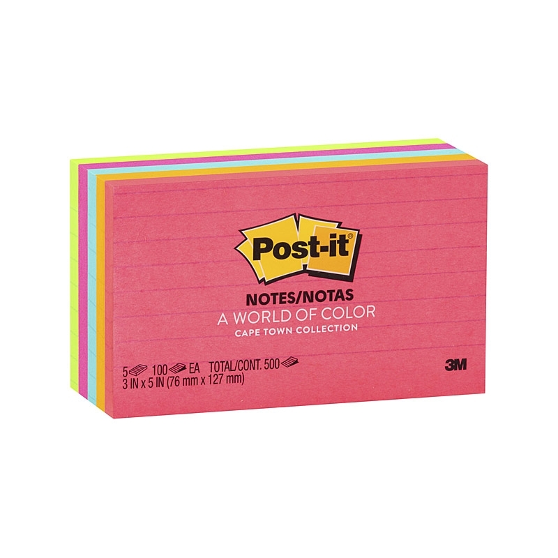 Post-It Notes Cape Town 76 x 127mm 5-Pack