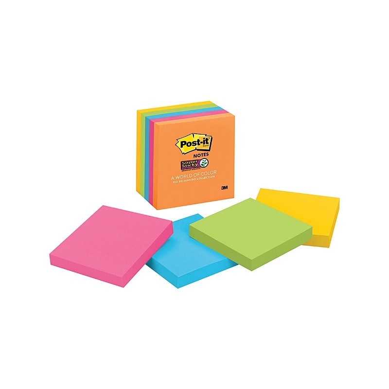 Post-It Super Sticky Notes Rio De Janeiro 76 x 76mm 5-Pack