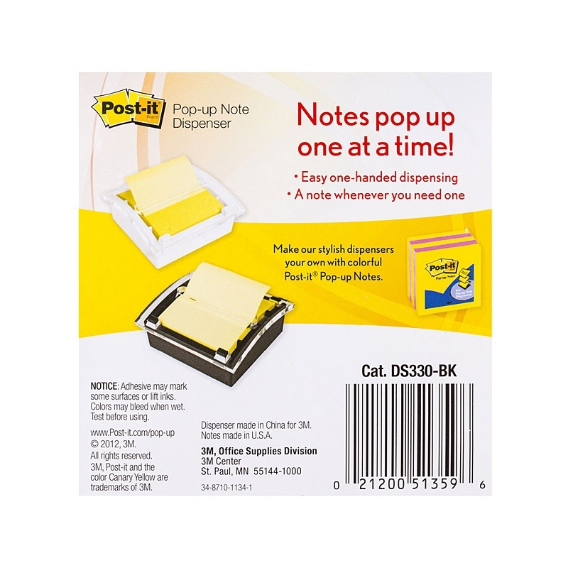 Post-It Pop-up 76 x 76mm Note Dispenser