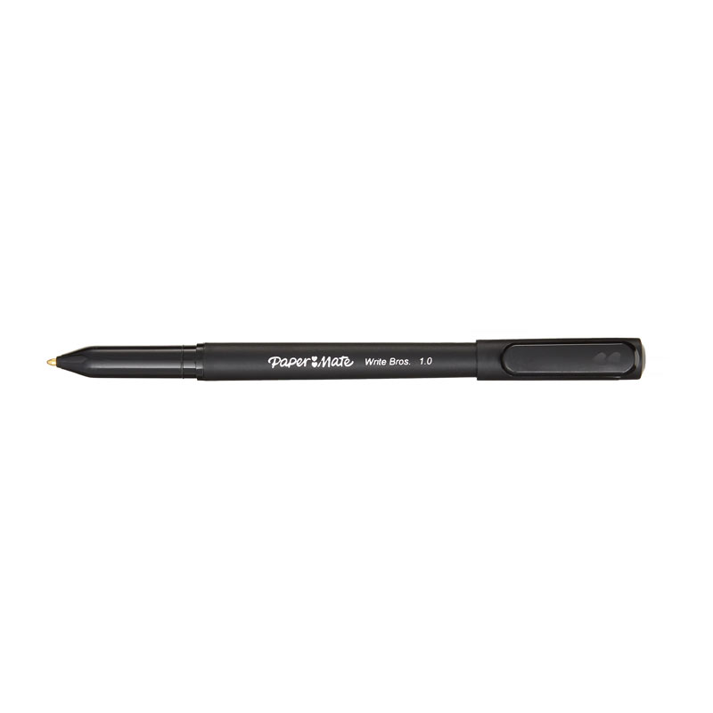 Paper Mate WriteBros 1.0mm Ball Pen Black - Pack of 12