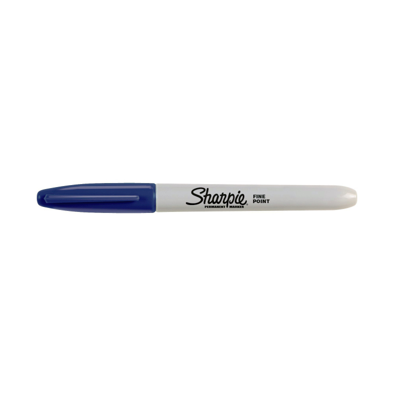 Sharpie Marker Fine Navy UPC - Box of 12