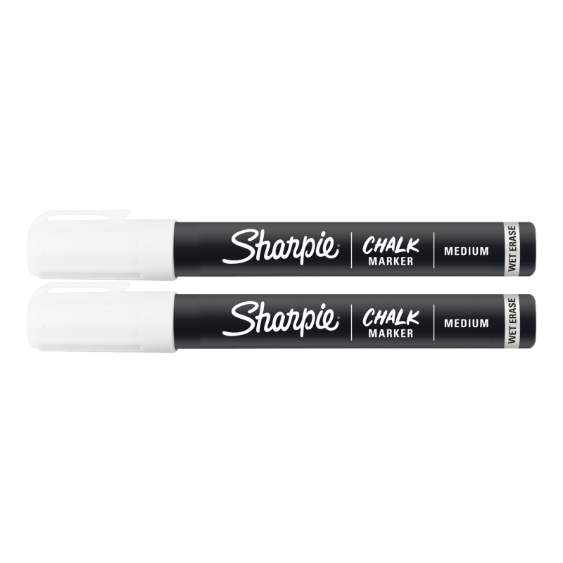 Sharpie Chalk Wet Marker White - Pack of 2 - Box of 4