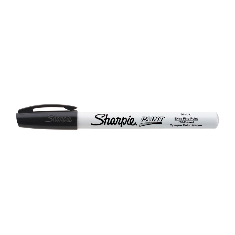 Sharpie Paint Marker Extra Fine Black - Box of 12