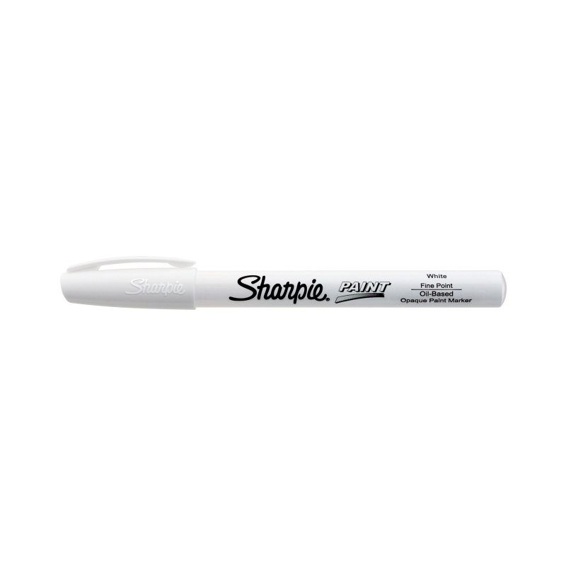 Sharpie Paint Marker Fine White - Box of 12