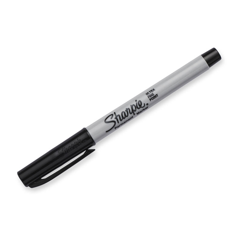 Sharpie - Rub-A-Dub Laundry Pen - Fine Point - Black (Pack-6