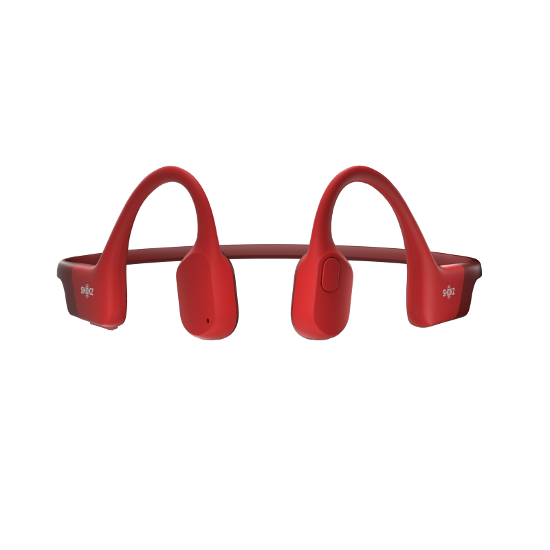 Shokz OpenRun Bone Conduction Sports Headphones - Red