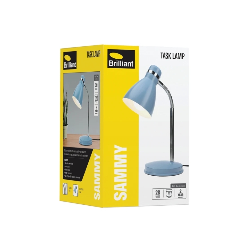 Brilliant Sammy Task Lamp - Blue