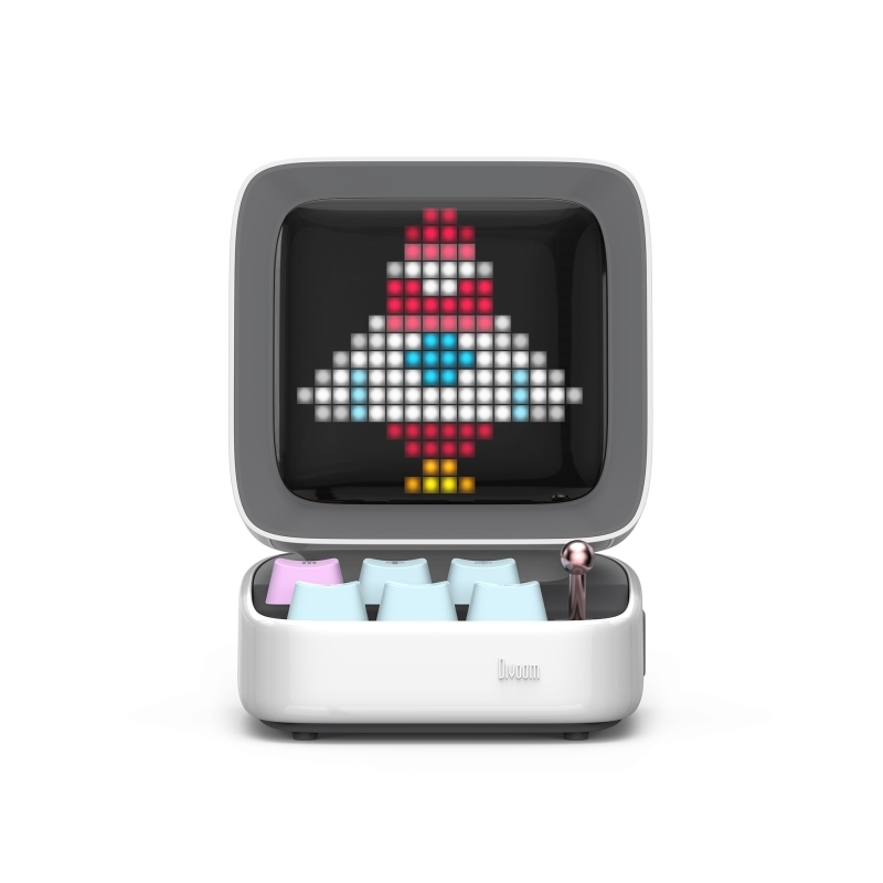 Divoom Ditoo Plus Bluetooth Pixel Display & Speaker - White