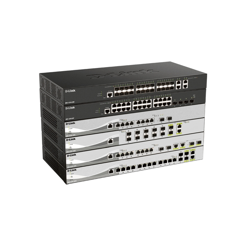 D-Link 10-Port 10 Gigabit Smart Managed Switch with 2 SFP+ ports