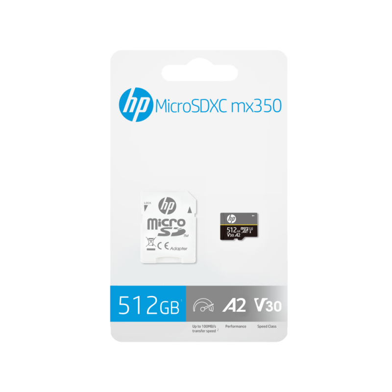 HP MicroSD U3 A2 512GB SD Card