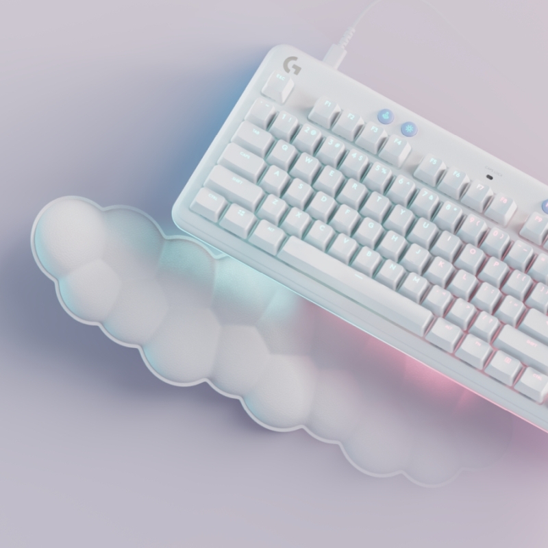 Logitech G-Series G713 Aurora Wired TKL Gaming Keyboard - White