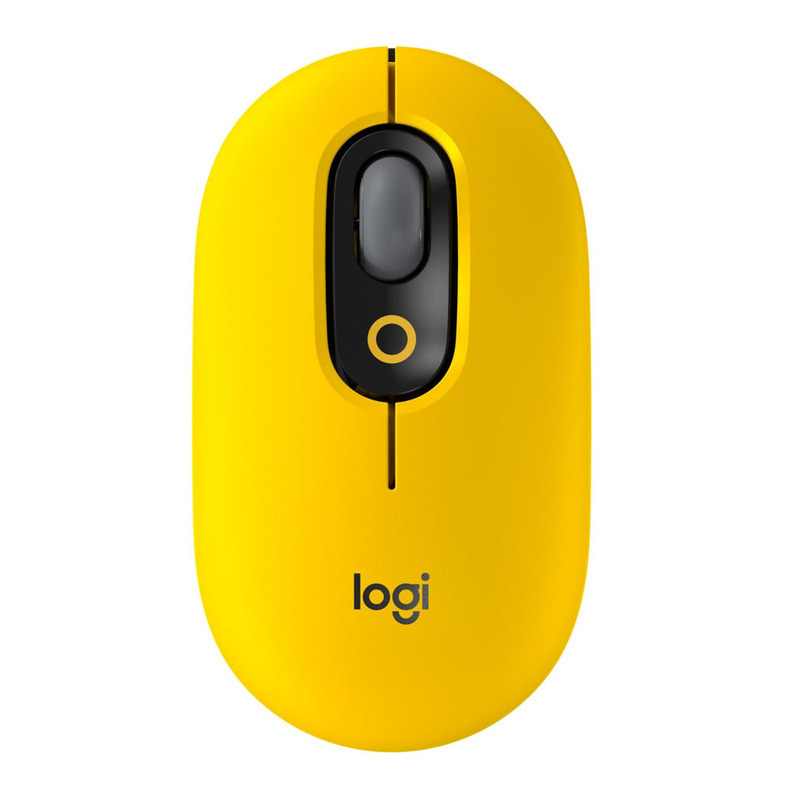 Logitech POP Wireless Mouse with Emoji Button Function - Blast Yellow