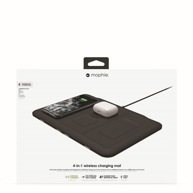 mophie 4-in-1 Wireless Universal Charging Mat