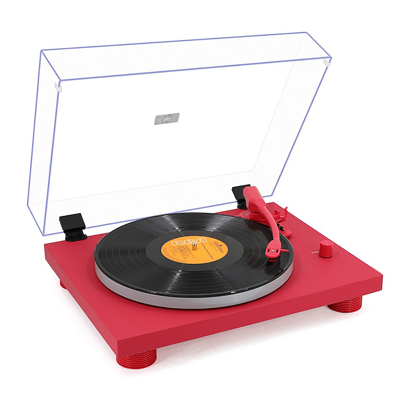 Monster Vinyl Turntable - Red