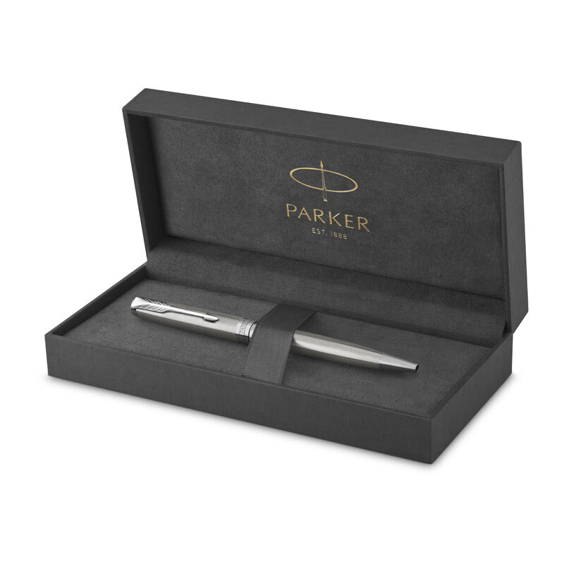 Parker Sonnet Stainless Steel Chrome Trim Ballpoint Pen