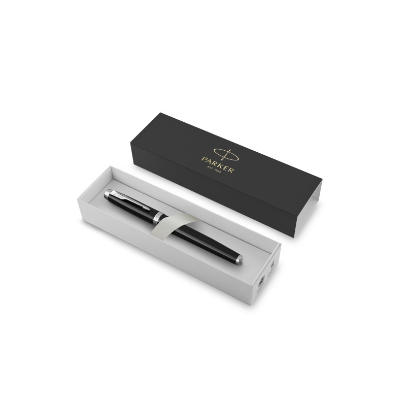 Parker IM Black Chrome Trim Fountain Pen