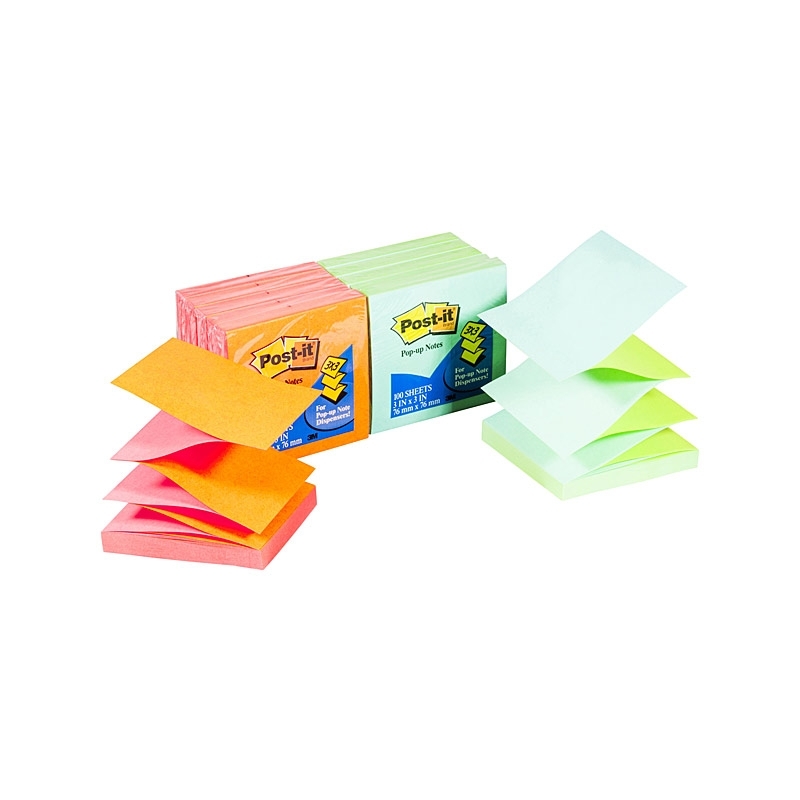 Post-It Pop-up Notes Cape Town 76 x 76mm 12-Pack